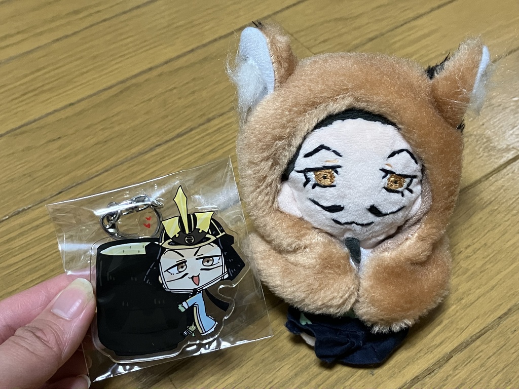 ちまっと可愛いアクリルキーホルダー(もがみん玄米茶ver.)