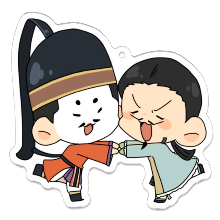 ちまっと可愛い！よしよしアクリルキーホルダー