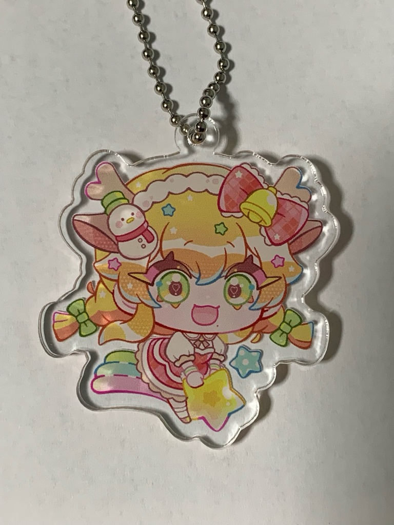 クリスマスVerアクリルキーホルダー（5㎝×5㎝）
