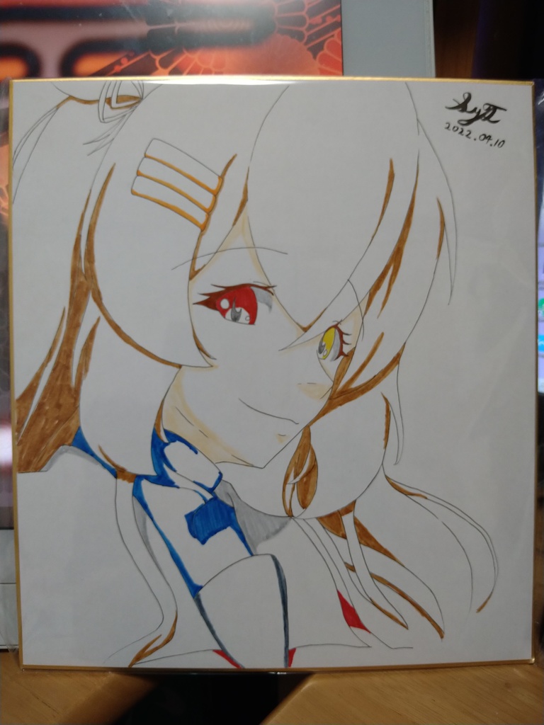 村雨色紙＿白露型オンリー6