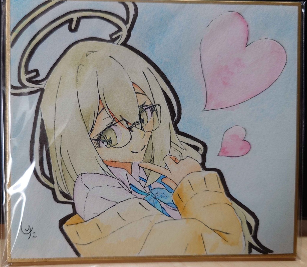 ブルアカ色紙　アカネ（制服）