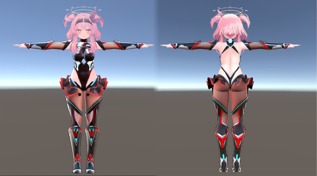 【セレスティア用】対○忍風スーツ【PB対応&シェイプキー対応】