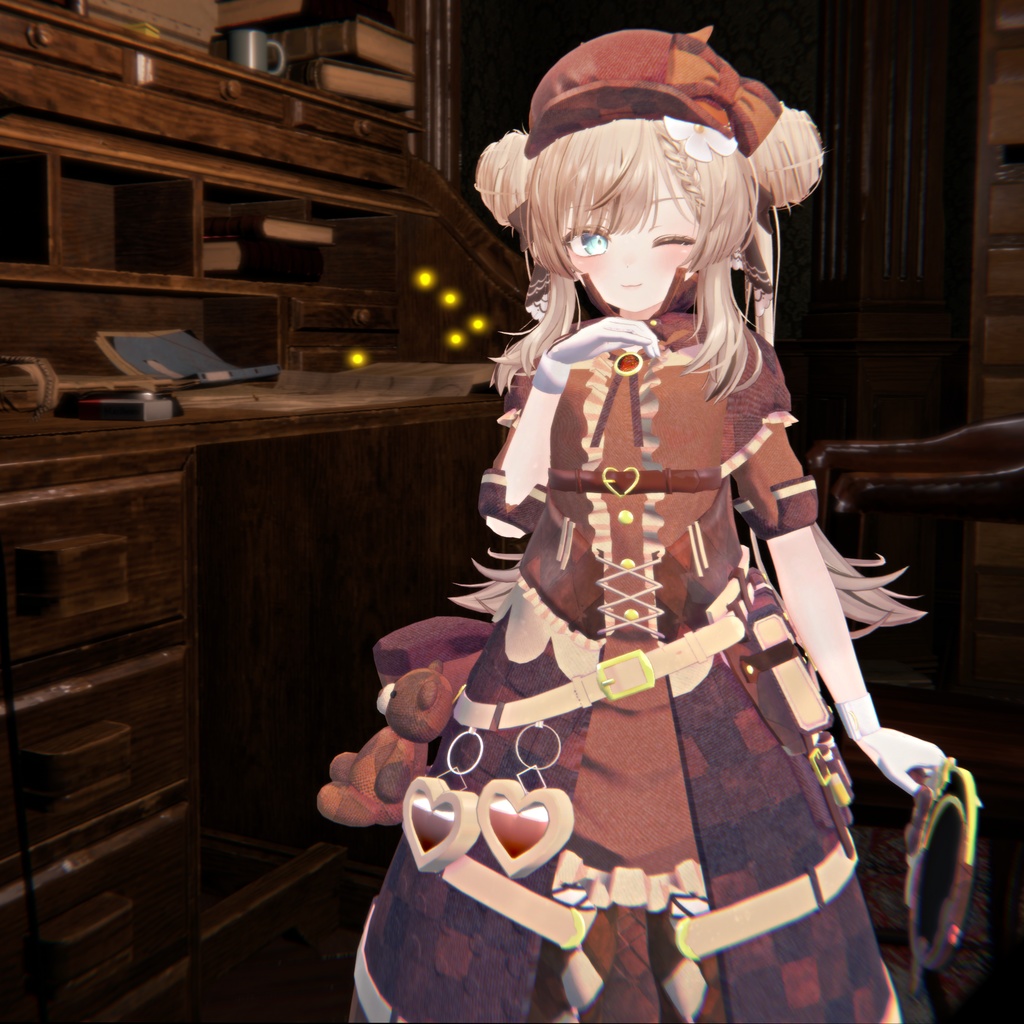 【マヌカ対応】ゆめかわ探偵マヌカ【Modular Avatar対応】