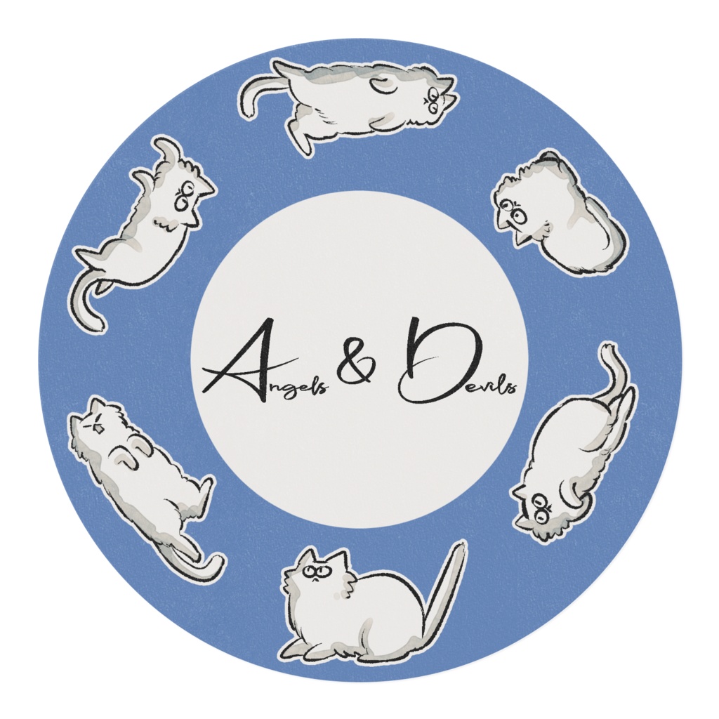 【AandD】猫のチャーミーマスキングテープ