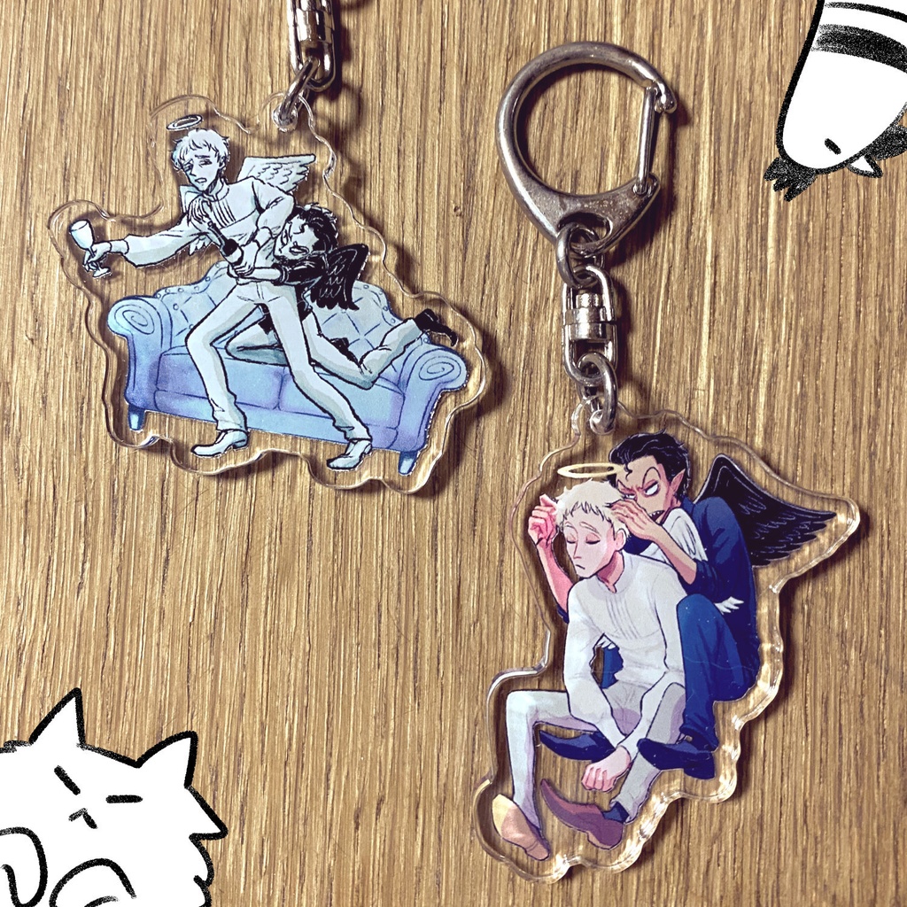 【AandD】アクリルキーホルダー