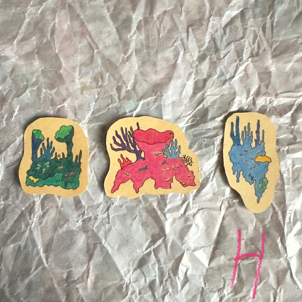 樹木めいた深海 クラフトシール