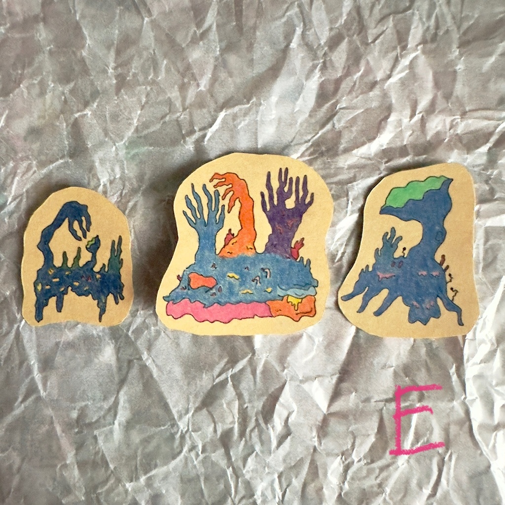 樹木めいた深海 クラフトシール