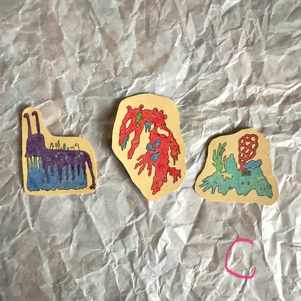 樹木めいた深海 クラフトシール