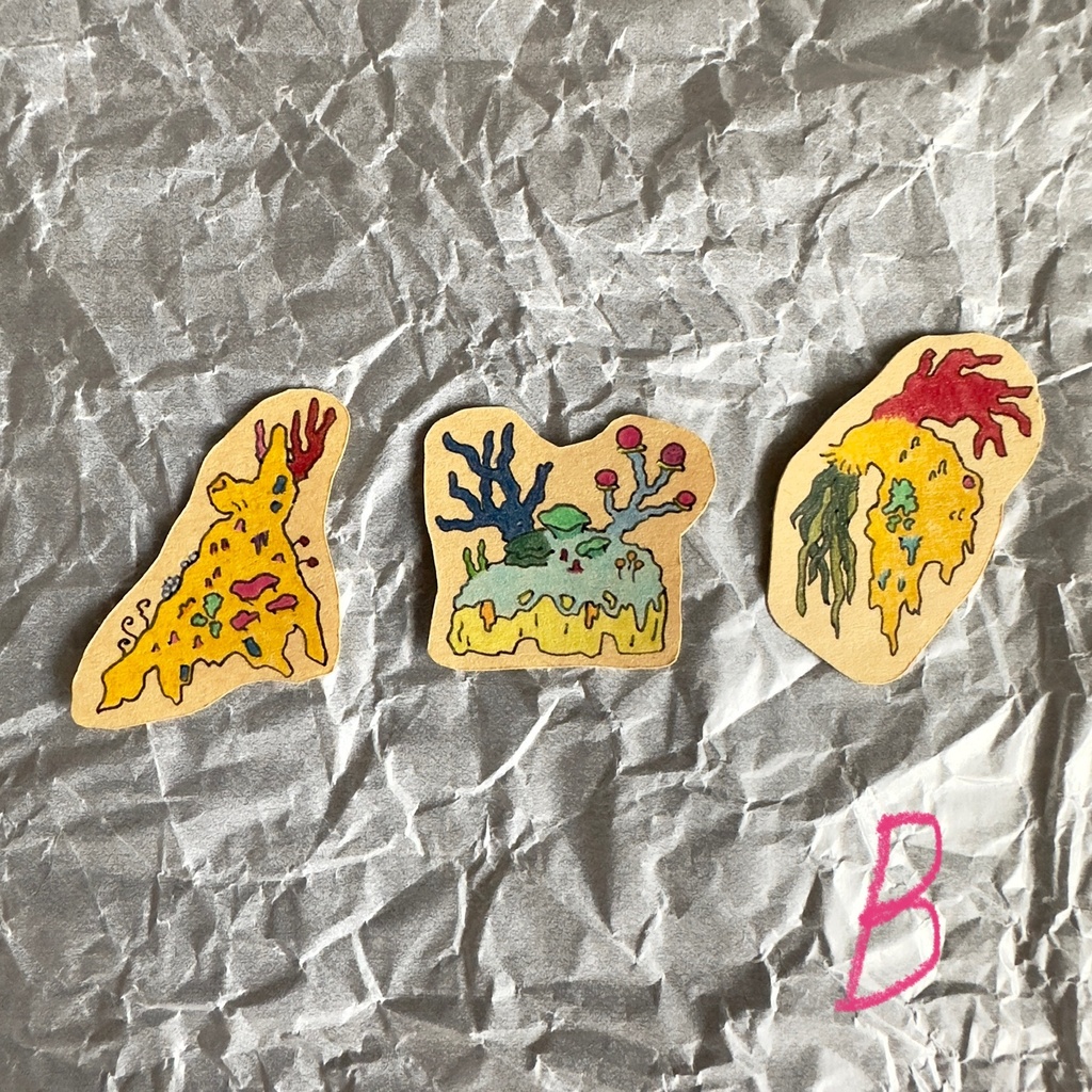 樹木めいた深海 クラフトシール