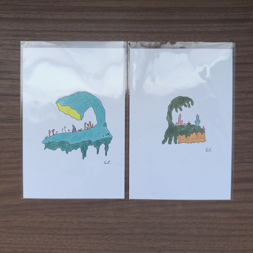 樹木めいた深海 ドローイング