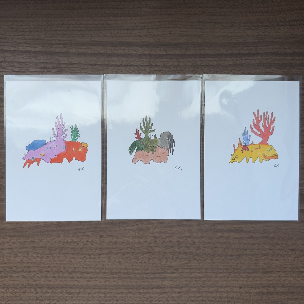 樹木めいた深海 ドローイング