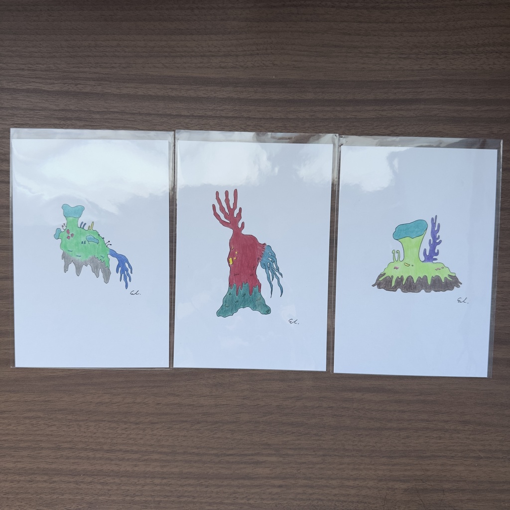 樹木めいた深海 ドローイング