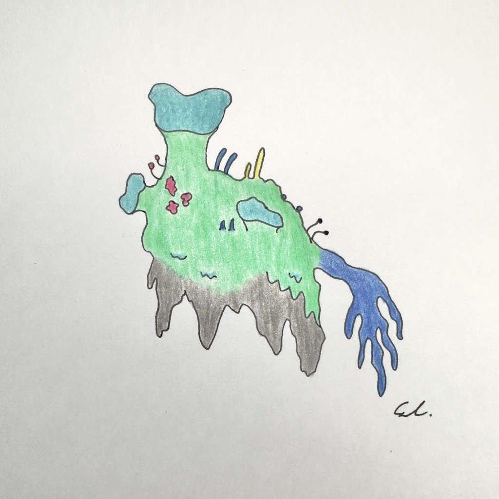 樹木めいた深海 ドローイング