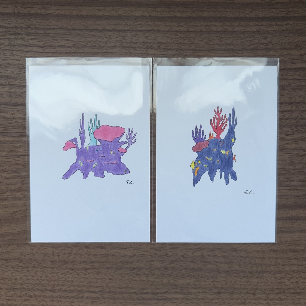 樹木めいた深海 ドローイング