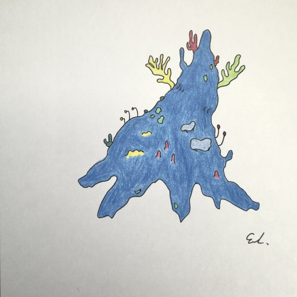 樹木めいた深海 ドローイング