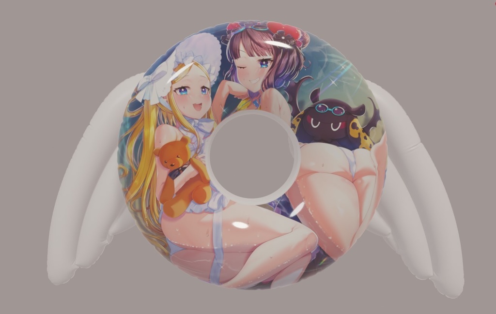 【限定頒布】アビー北斎の、夏を感じるスイムリング