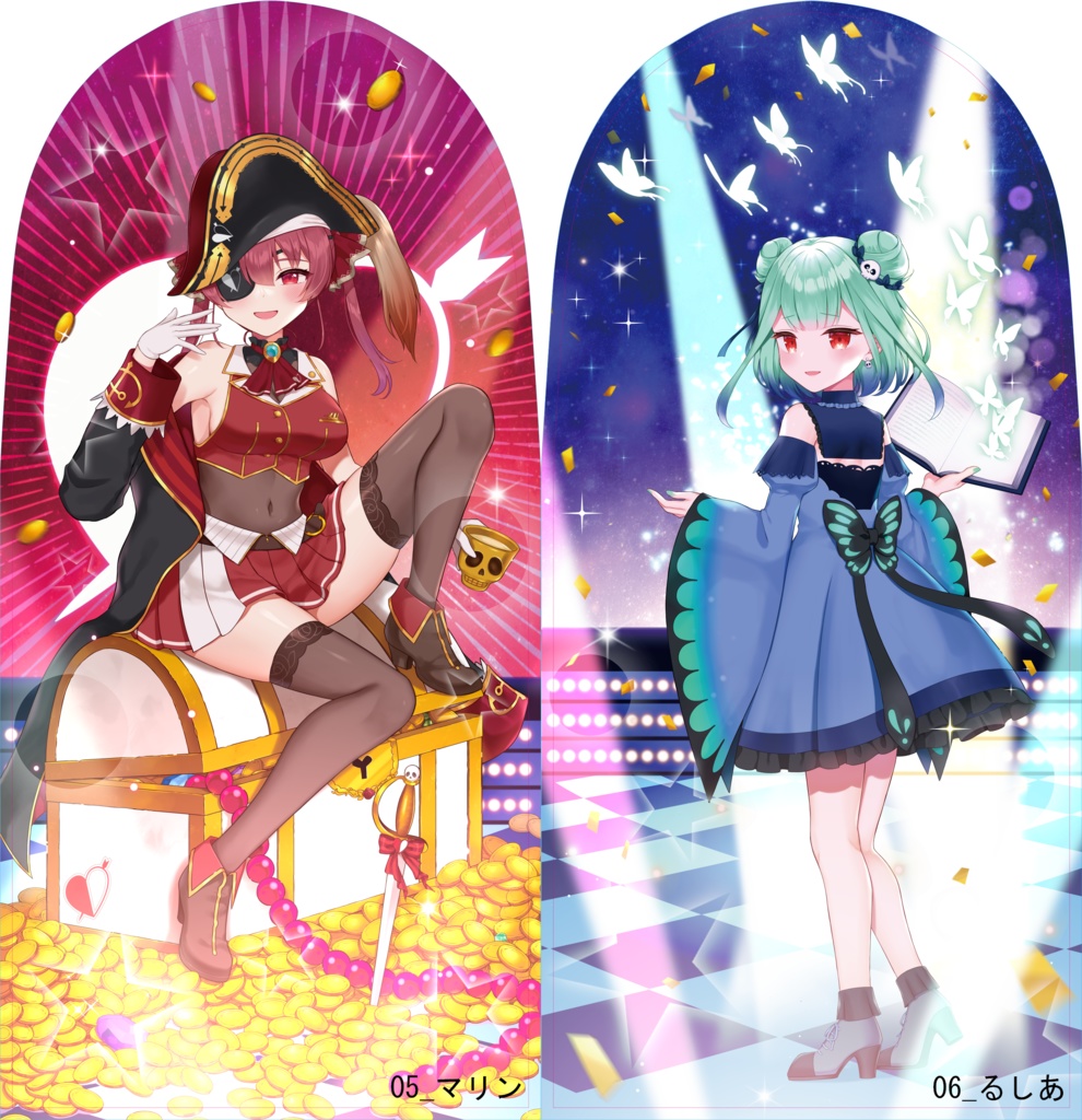 【限定頒布】マリンとるしあのパンチングpop（8/31発送）