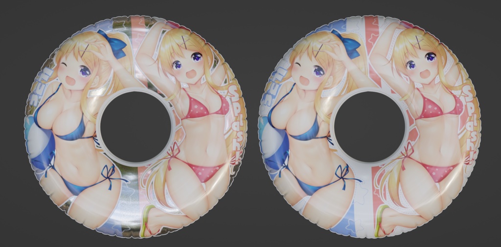 【限定頒布】デースちゃんの浮き輪(即発送)