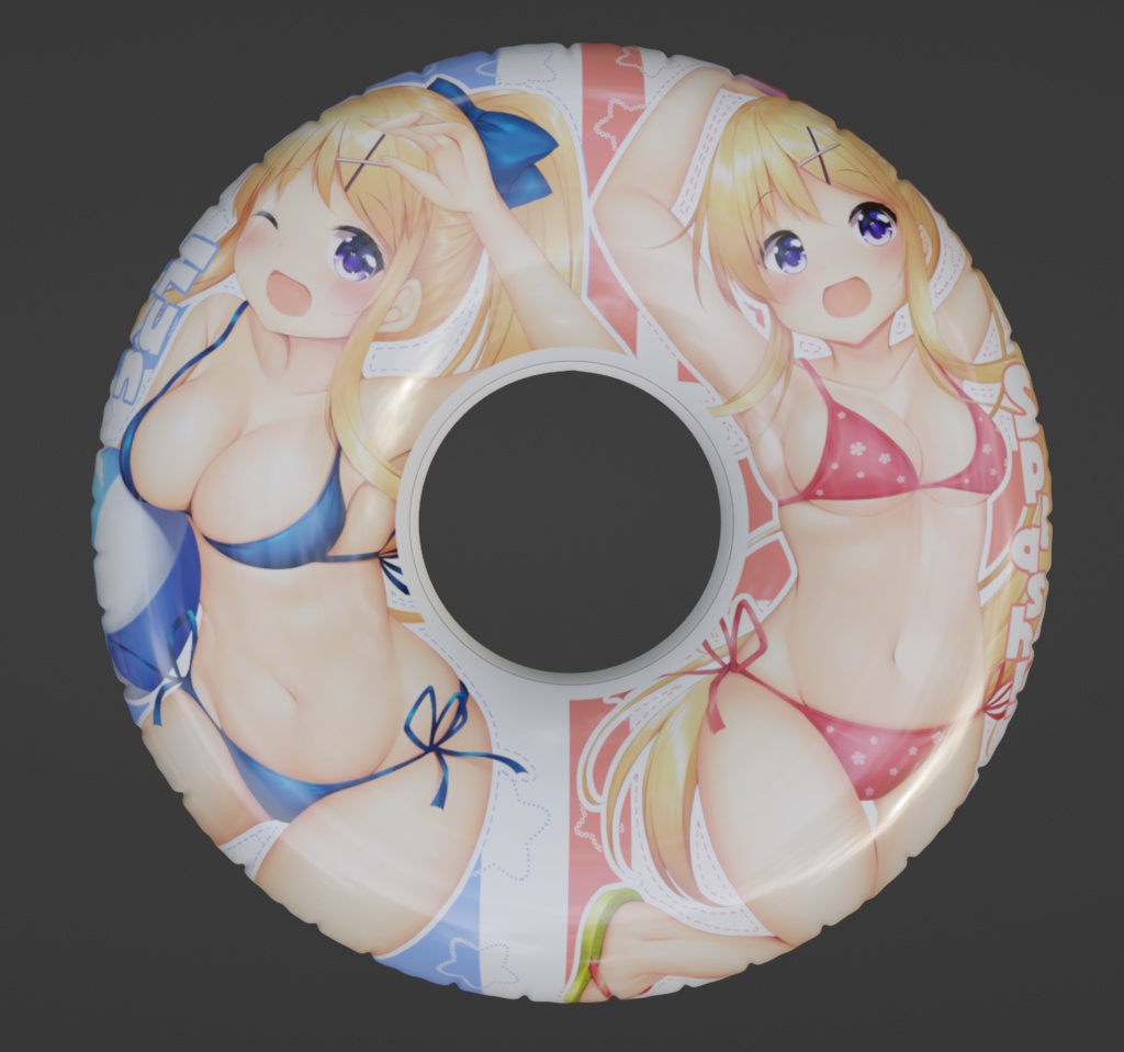 【限定頒布】デースちゃんの浮き輪(即発送)