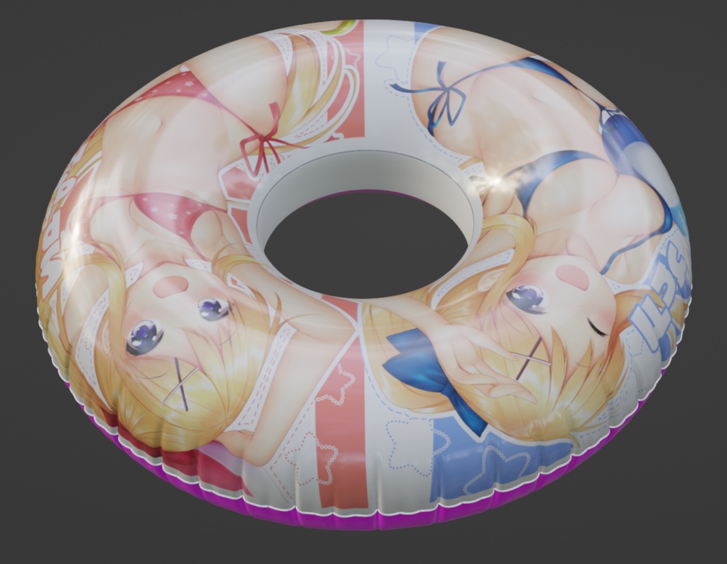 【限定頒布】デースちゃんの浮き輪(即発送)