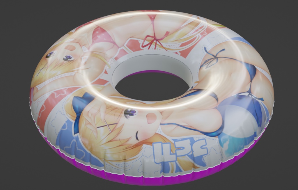 【限定頒布】デースちゃんの浮き輪(即発送)