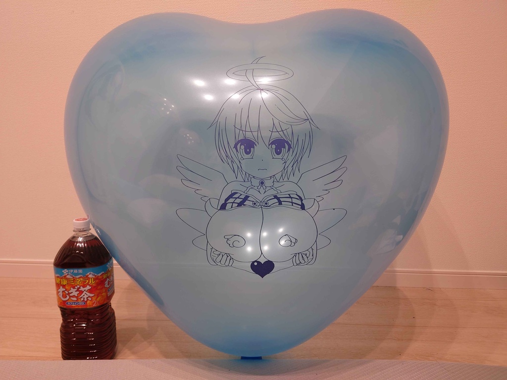 【限定頒布】あかねおんで製作したヘンタイ天使ちゃんハート風船（即発送）