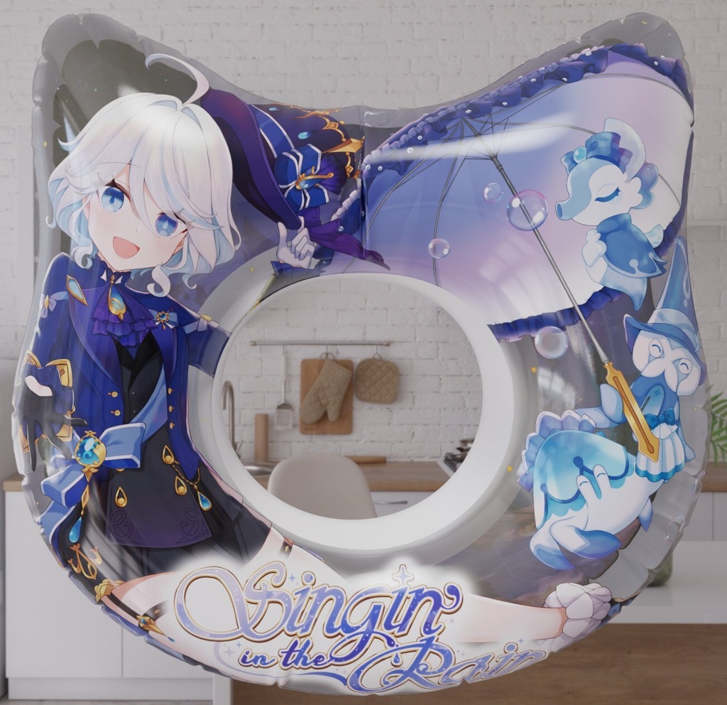 【予約頒布】フリーナのネコミミ浮き輪(8/31発送)