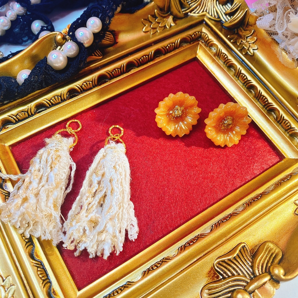 2wayタッセルピアス