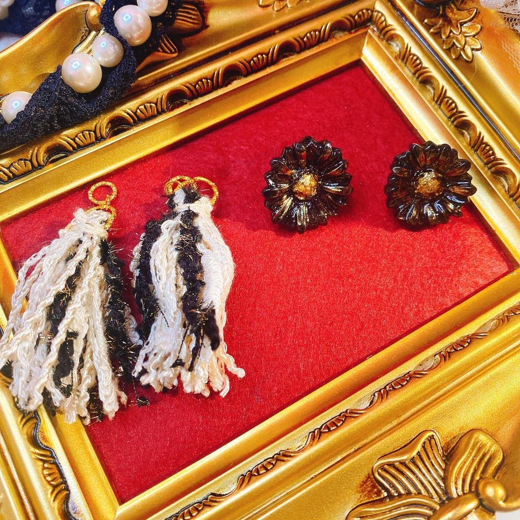 2wayタッセルピアス