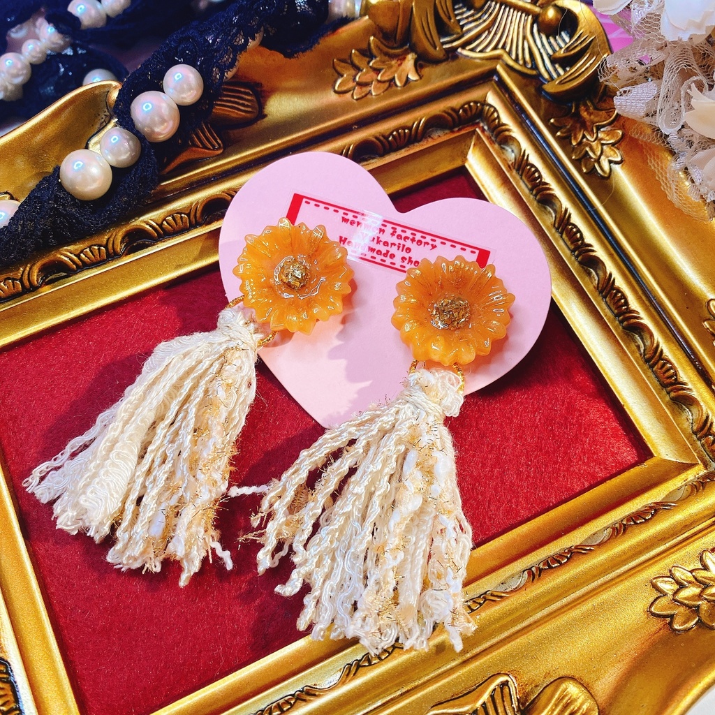 2wayタッセルピアス