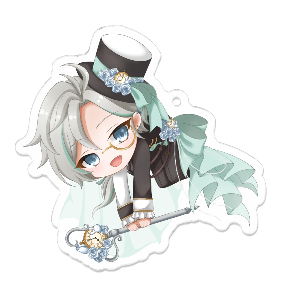 つま咲アクキー(誕生日衣装)