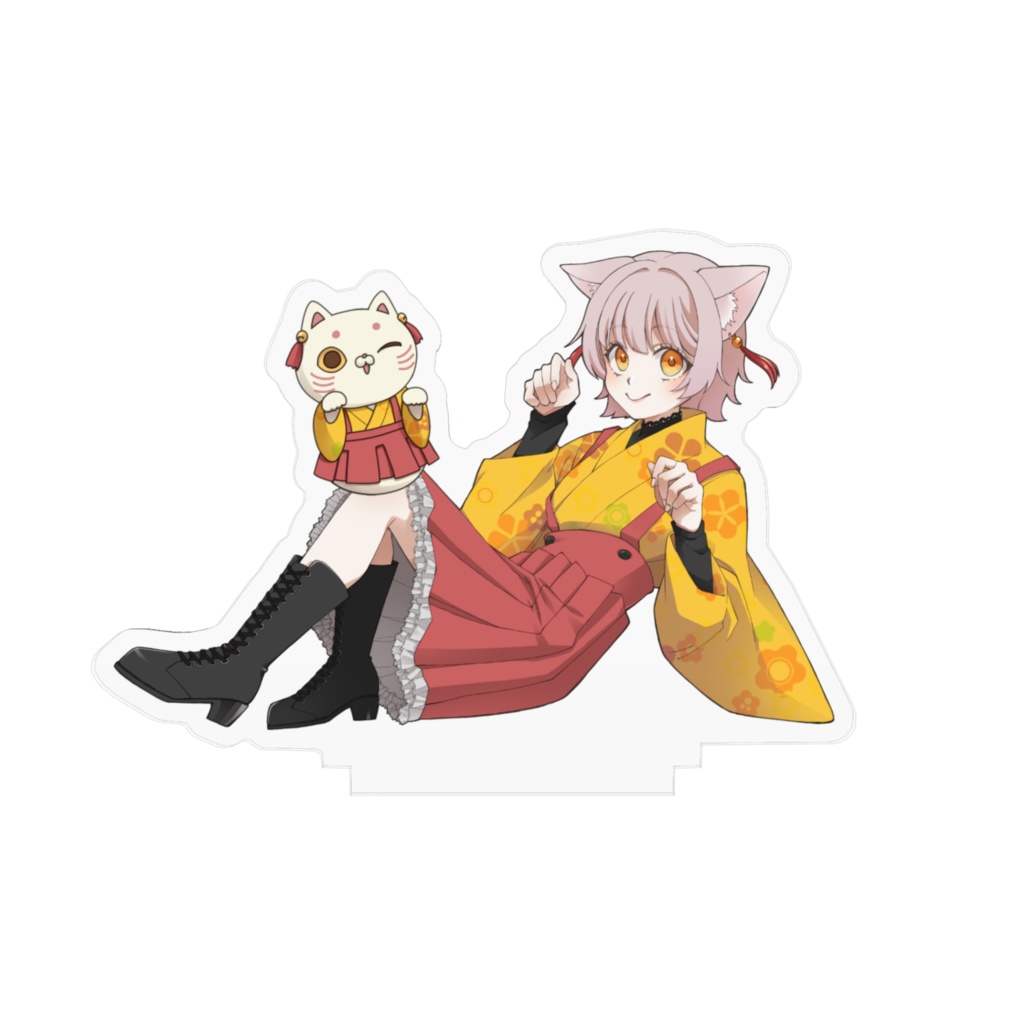 りく猫&りく猫 アクリルスタンド