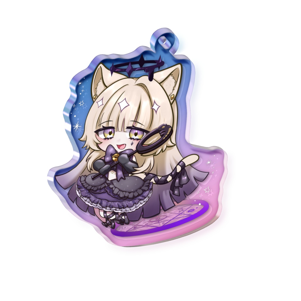 魔法少女りく猫アクリルキーホルダー