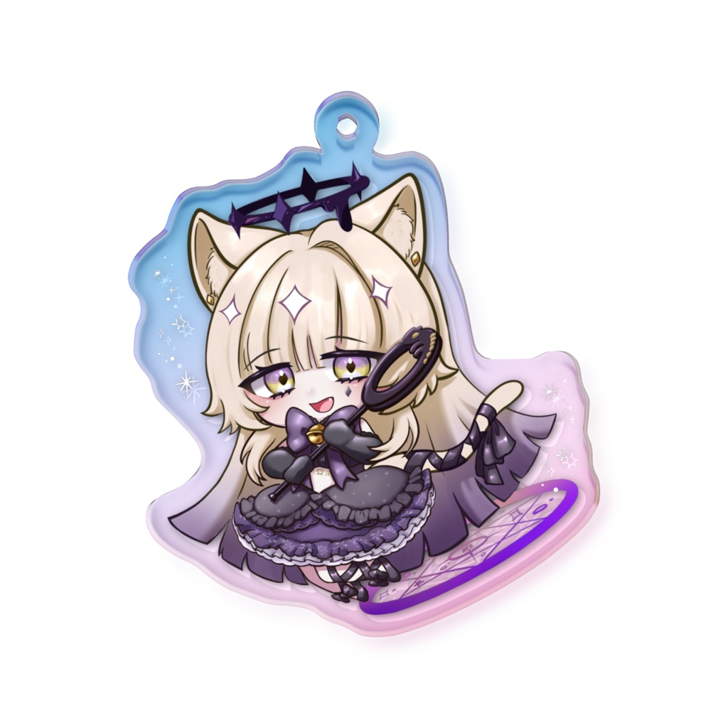 魔法少女りく猫アクリルキーホルダー