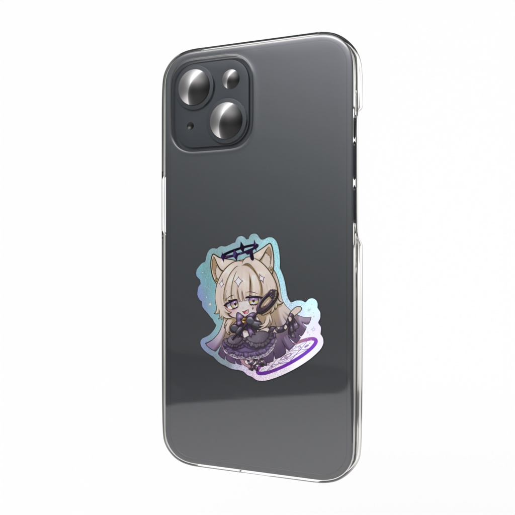 魔法少女りく猫ステッカー