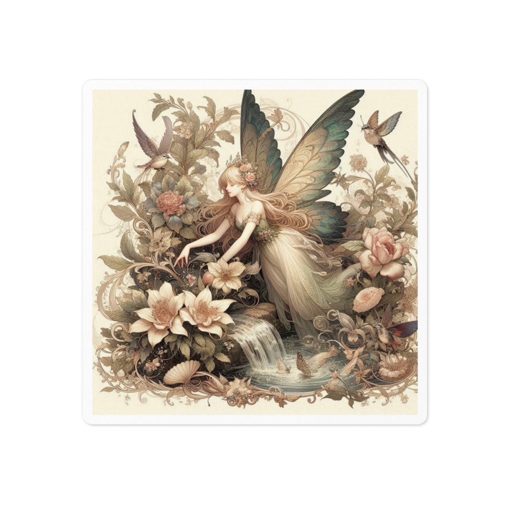 妖精さんとお花bird