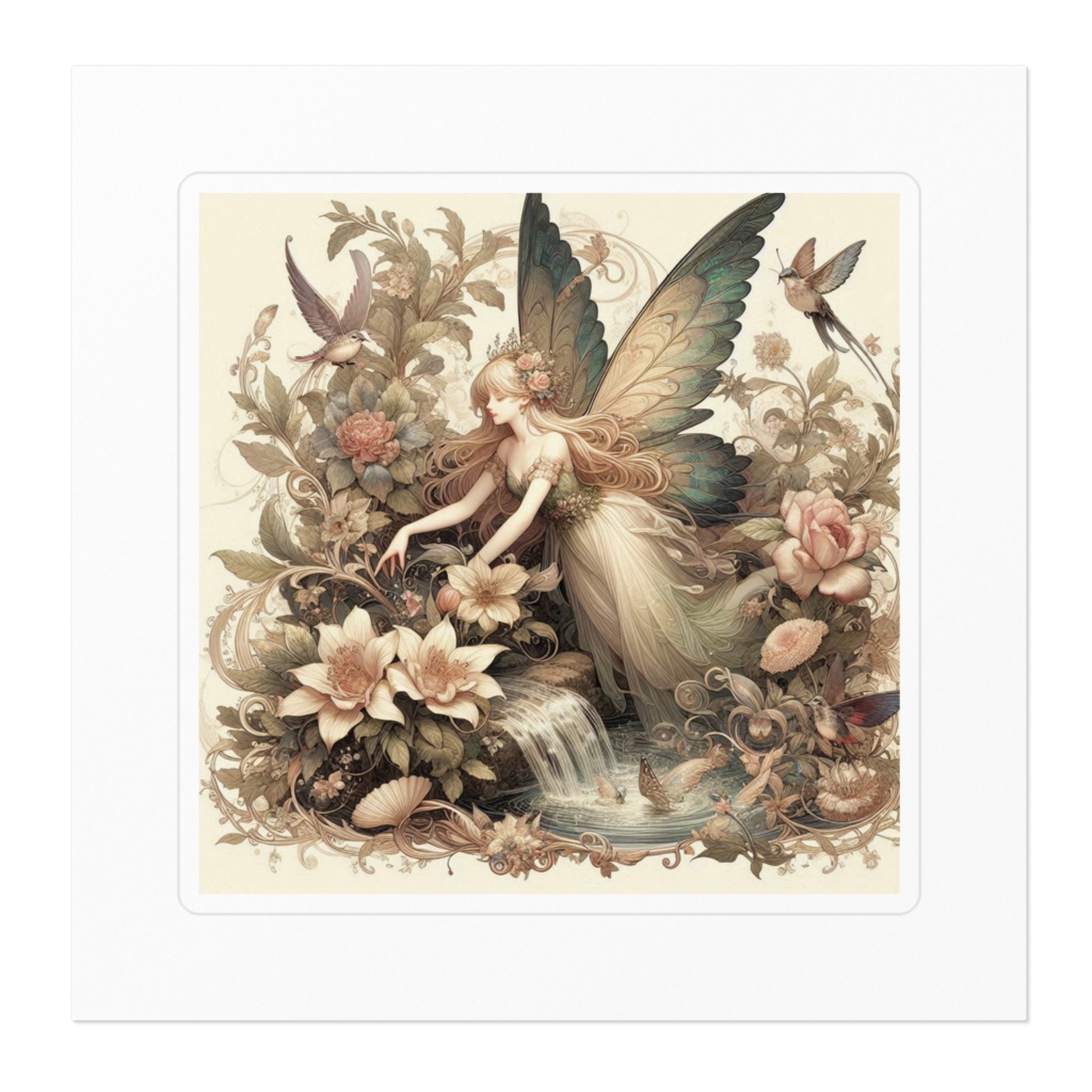 妖精さんとお花bird