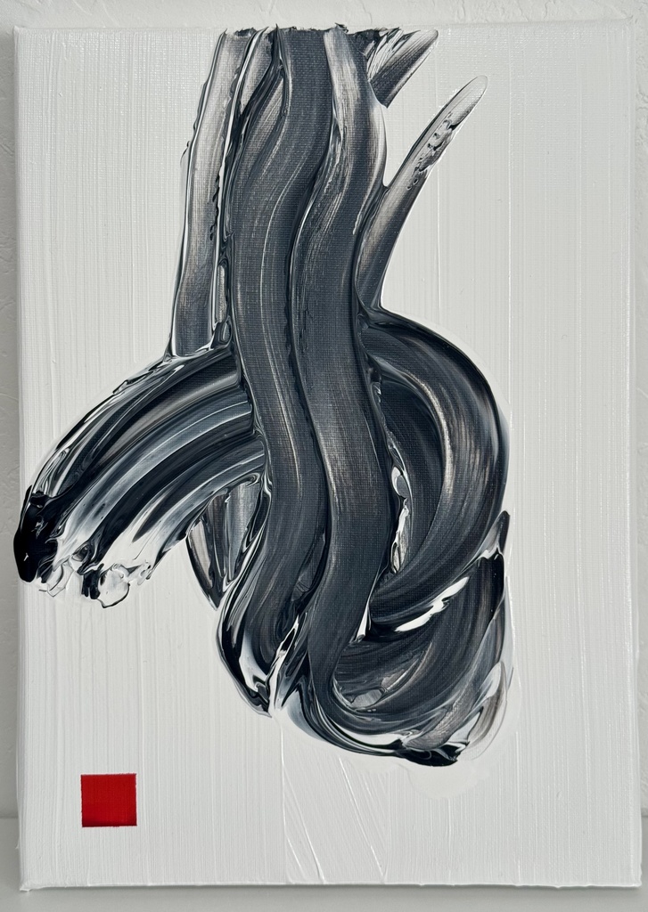 絵画作品“黒炎”