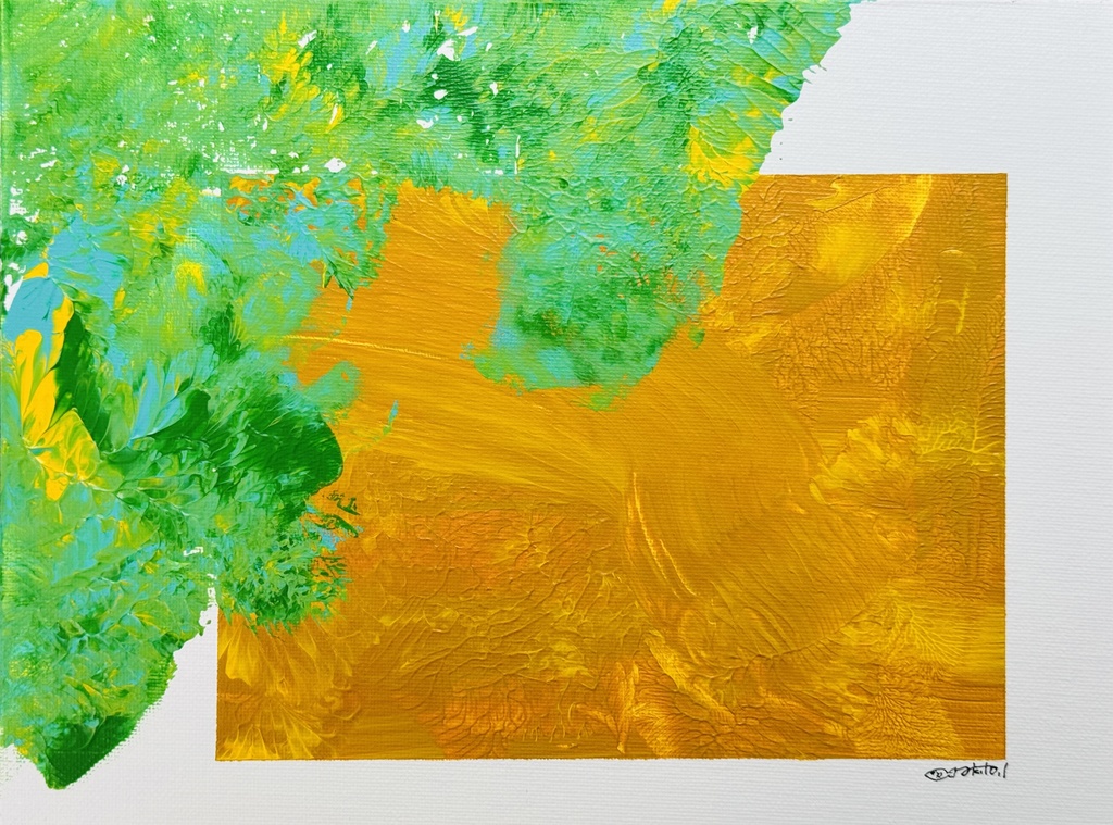 絵画作品「旅路」