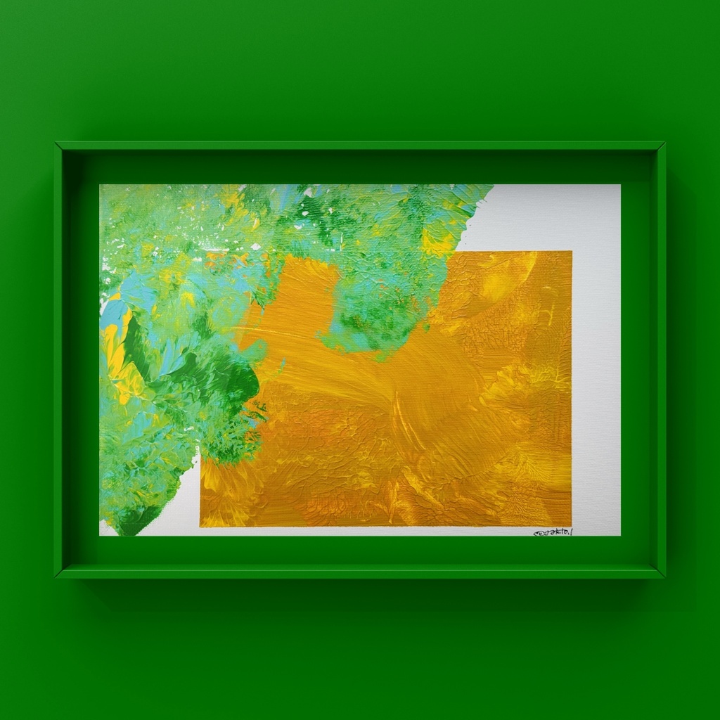 絵画作品「旅路」
