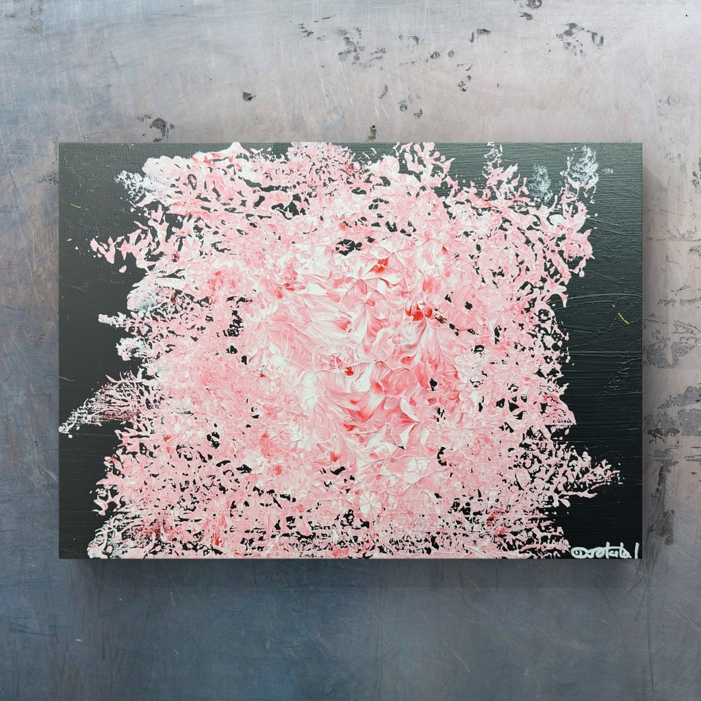 絵画作品「見上げるとそこには」