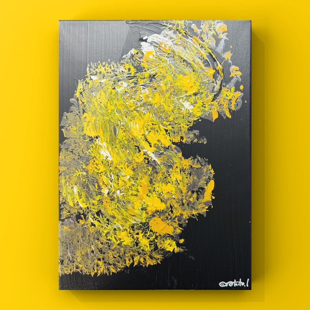 絵画作品「生きている鼓動」