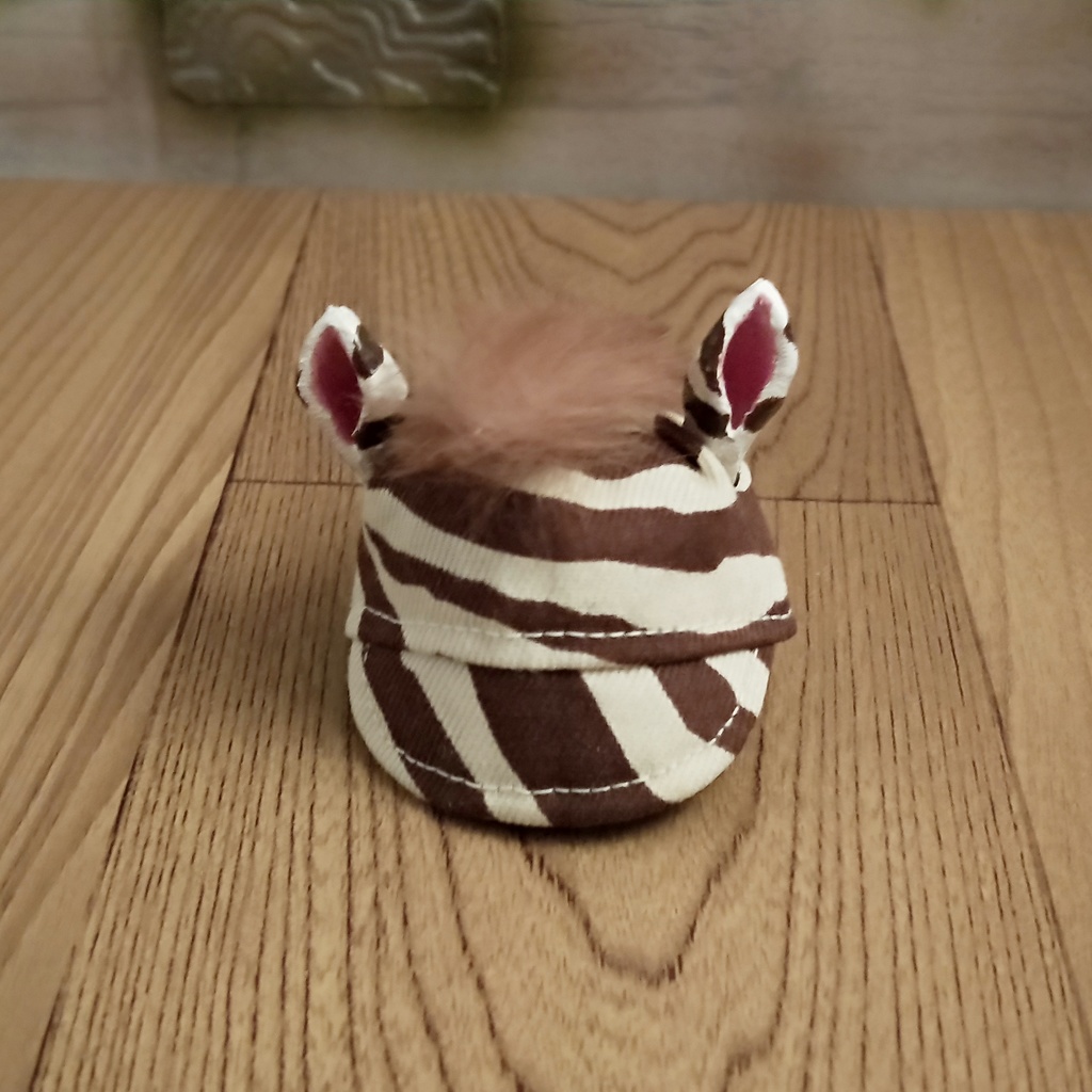 *オビツ11 茶シマウマ柄パーカーセット ドール服 ねんどろいどどーる*