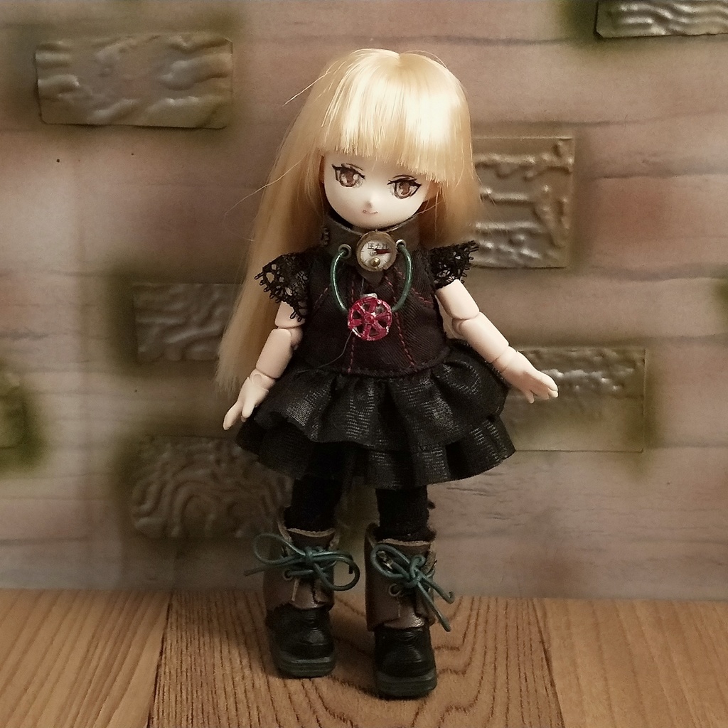 *オビツ11 ゴスパンクセット ドール服 ねんどろいどどーる*