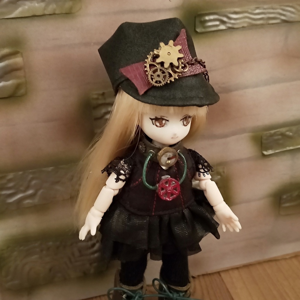 *オビツ11 ゴスパンクセット ドール服 ねんどろいどどーる*