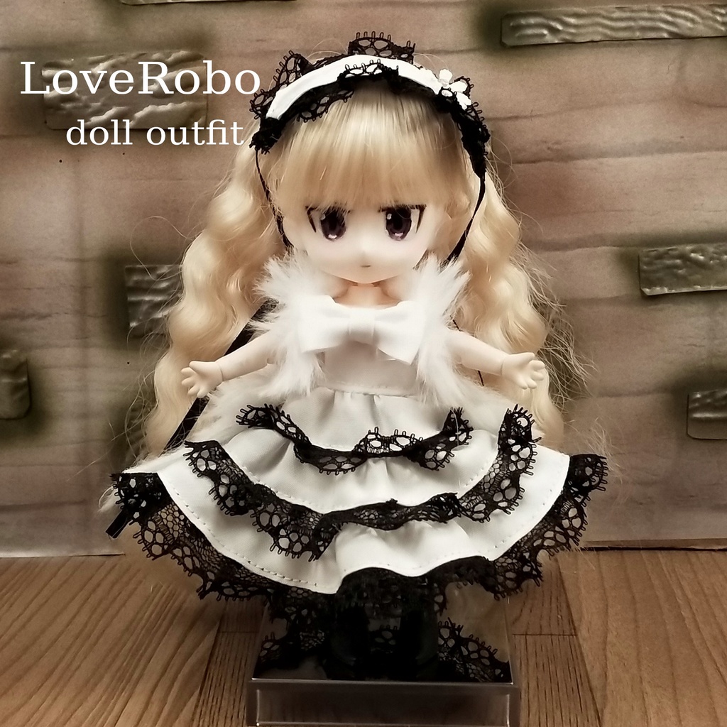 ＊オビツ11 三段フリルドレスセット ドール服 ねんどろいどどーる＊