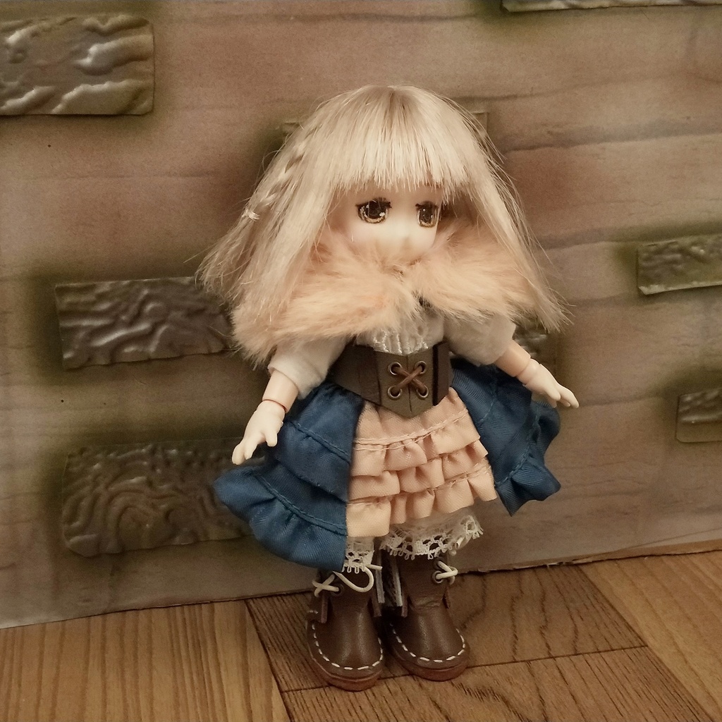 *オビツ11 フリルドレスセット ドール服 ねんどろいどどーる*