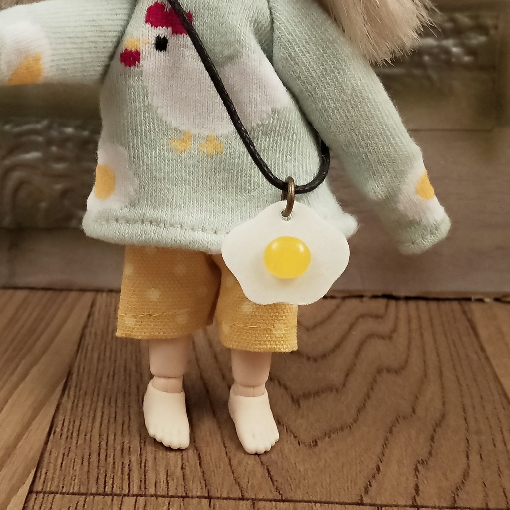 *オビツ11 ニワトリ柄トレーナーセット ドール服 ねんどろいどどーる*