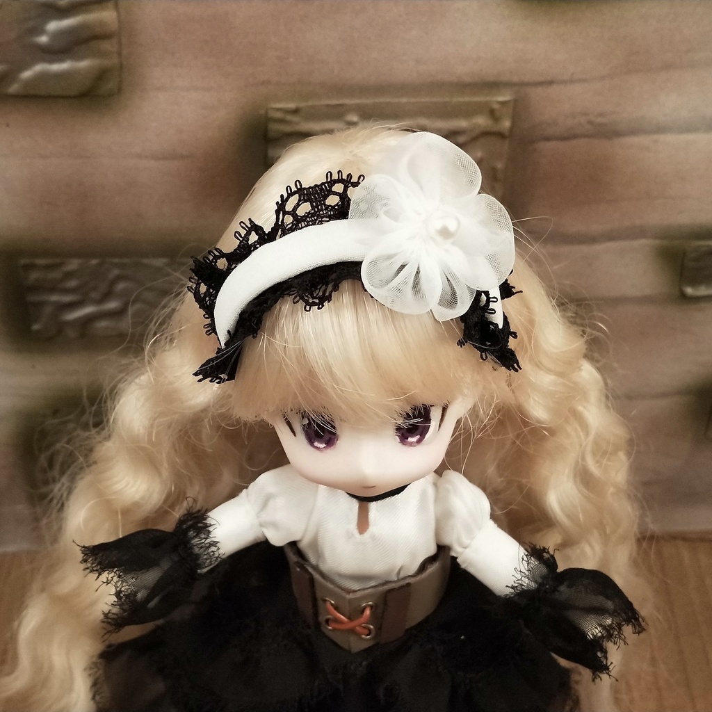 *オビツ11 ゴスロリドレスセット(黒) ドール服 ねんどろいどどーる*