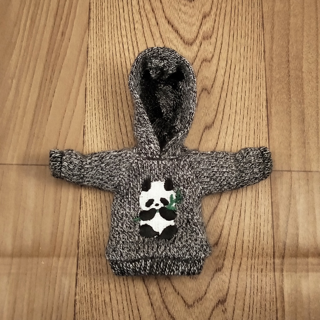 *オビツ11 フード付きパンダトレーナー ドール服 ねんどろいどどーる*